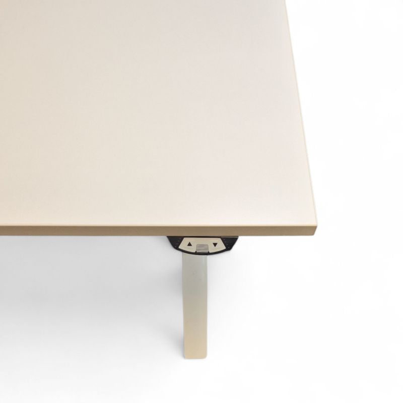 Edsbyn skrivebord 120x80cm m/elektrisk hev og senk, hvit