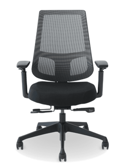Hovedbilde Rico HN kontorstol med nettingrygg og sort ...