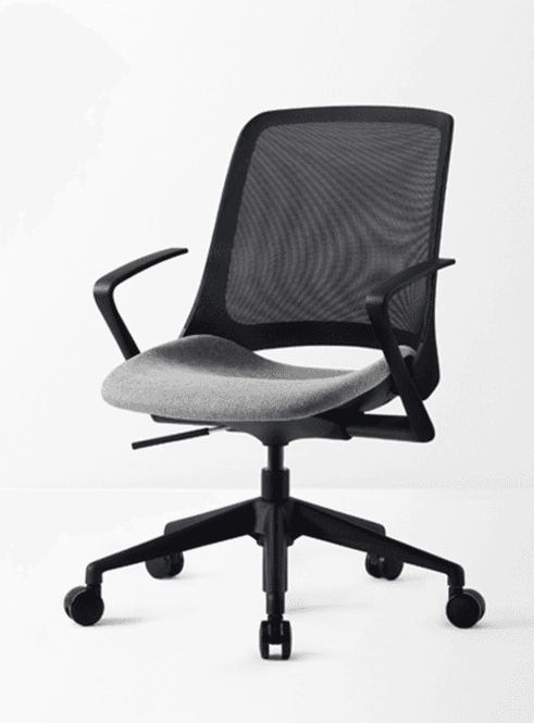 Hovedbilde Soo ML kontorstol, grå/mesh