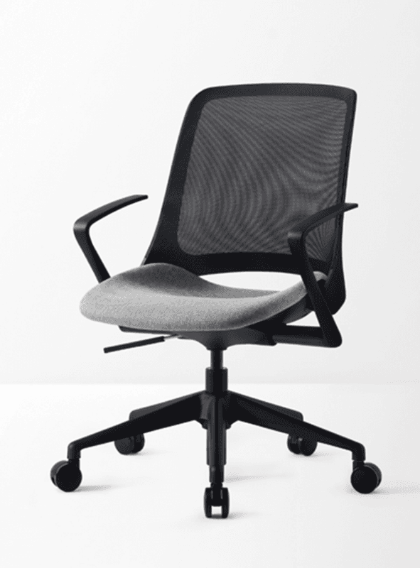 Soo ML kontorstol, grå/mesh