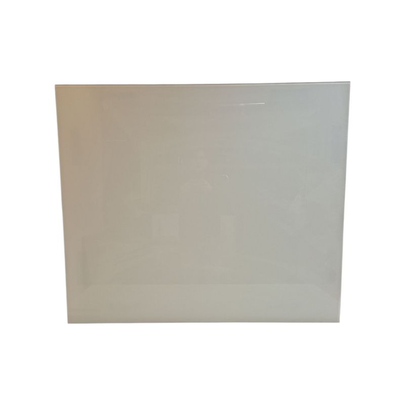 Whiteboard glasstavle 118x100cm, hvit