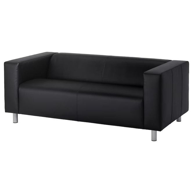 Hovedbilde Ikea Klippan sofa 2-seters, sort skinn