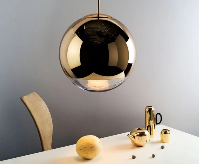 Hovedbilde Tom Dixon Mirror Ball pendellampe Ø:40 cm ,gull