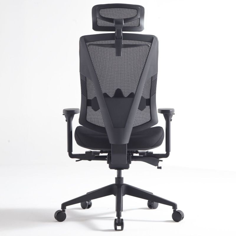 Cesar+ kontorstol, sort/mesh