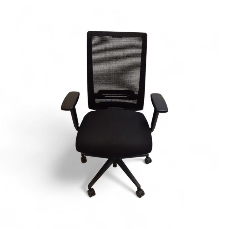 Kontorkonsult kontorstol HL, sort/mesh
