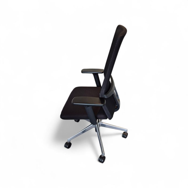 Kontorstol HL, sort/mesh
